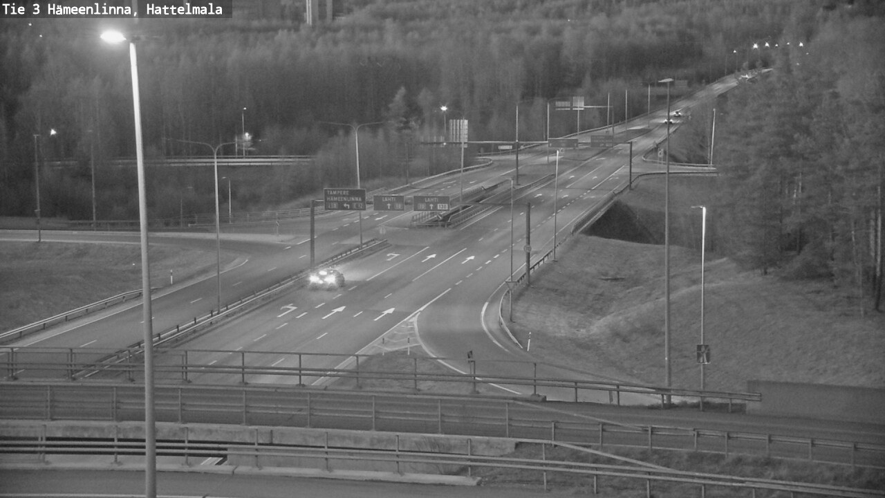 Weather Camera Image Road 3 Hämeenlinna, Hattelmala, Hämeenlinna, Kanta-Häme