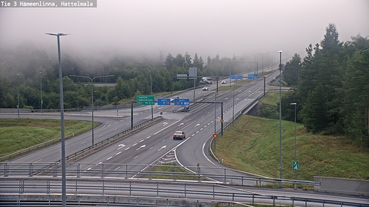 Weather Camera Image Road 3 Hämeenlinna, Hattelmala, Hämeenlinna, Kanta-Häme