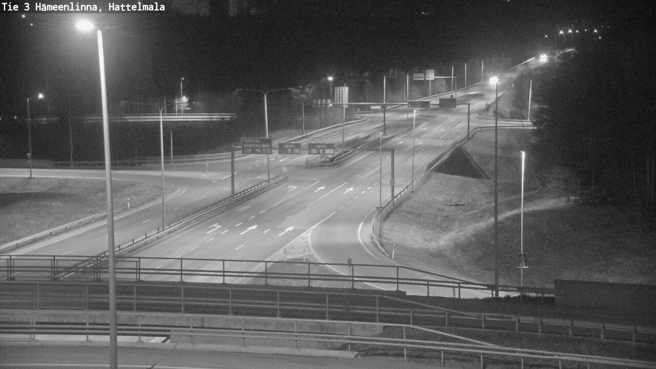 Weather Camera Image Road 3 Hämeenlinna, Hattelmala, Hämeenlinna, Kanta-Häme