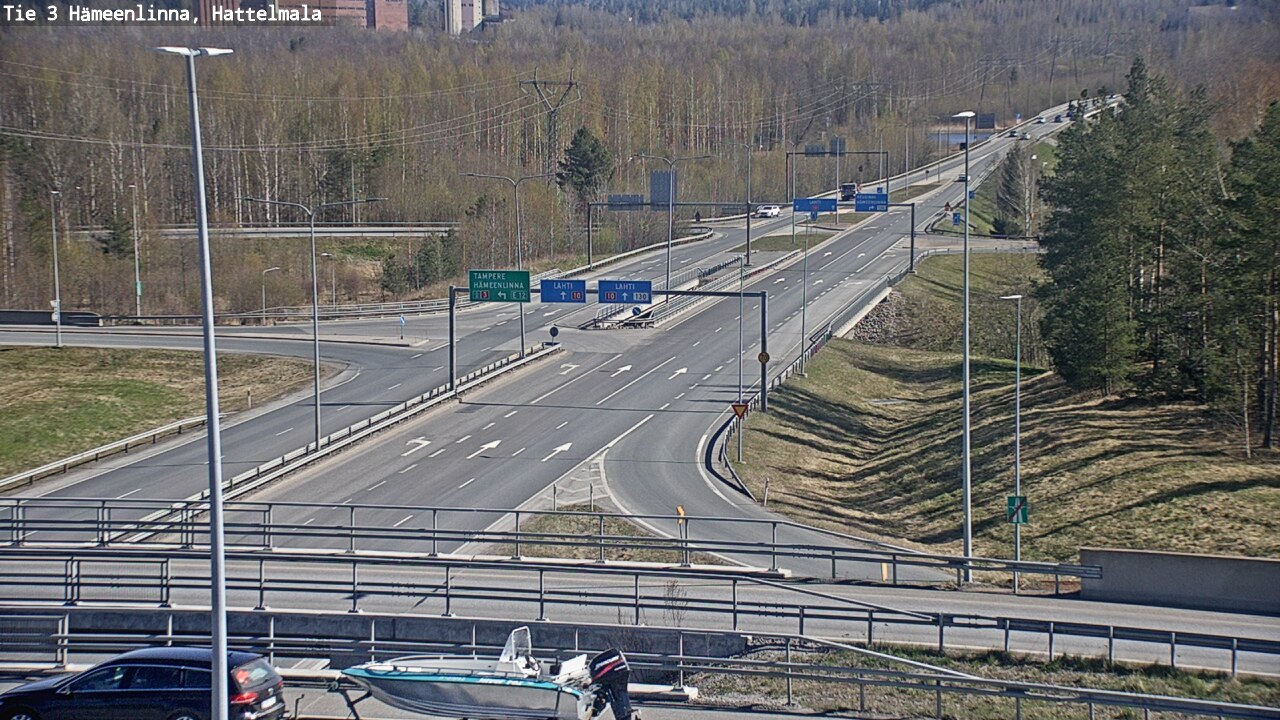 Weather Camera Image Road 3 Hämeenlinna, Hattelmala, Hämeenlinna, Kanta-Häme