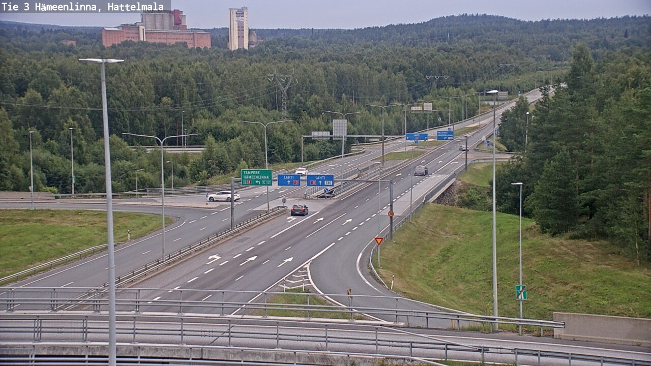 Weather Camera Image Road 3 Hämeenlinna, Hattelmala, Hämeenlinna, Kanta-Häme