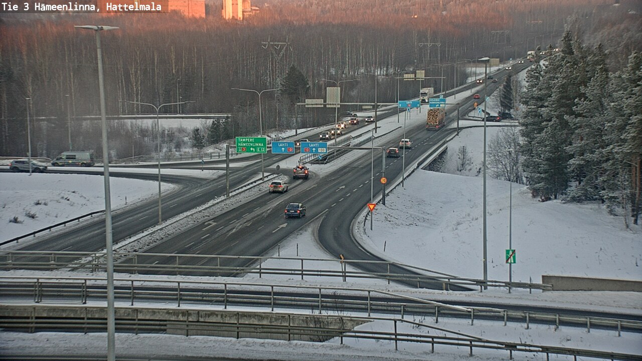 Weather Camera Image Väg 3 Tavastehus, Hattelmala, Hämeenlinna, Kanta-Häme