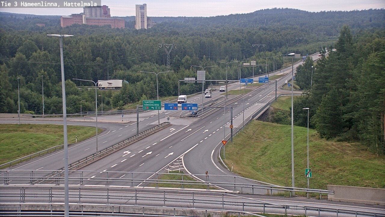 Weather Camera Image Road 3 Hämeenlinna, Hattelmala, Hämeenlinna, Kanta-Häme