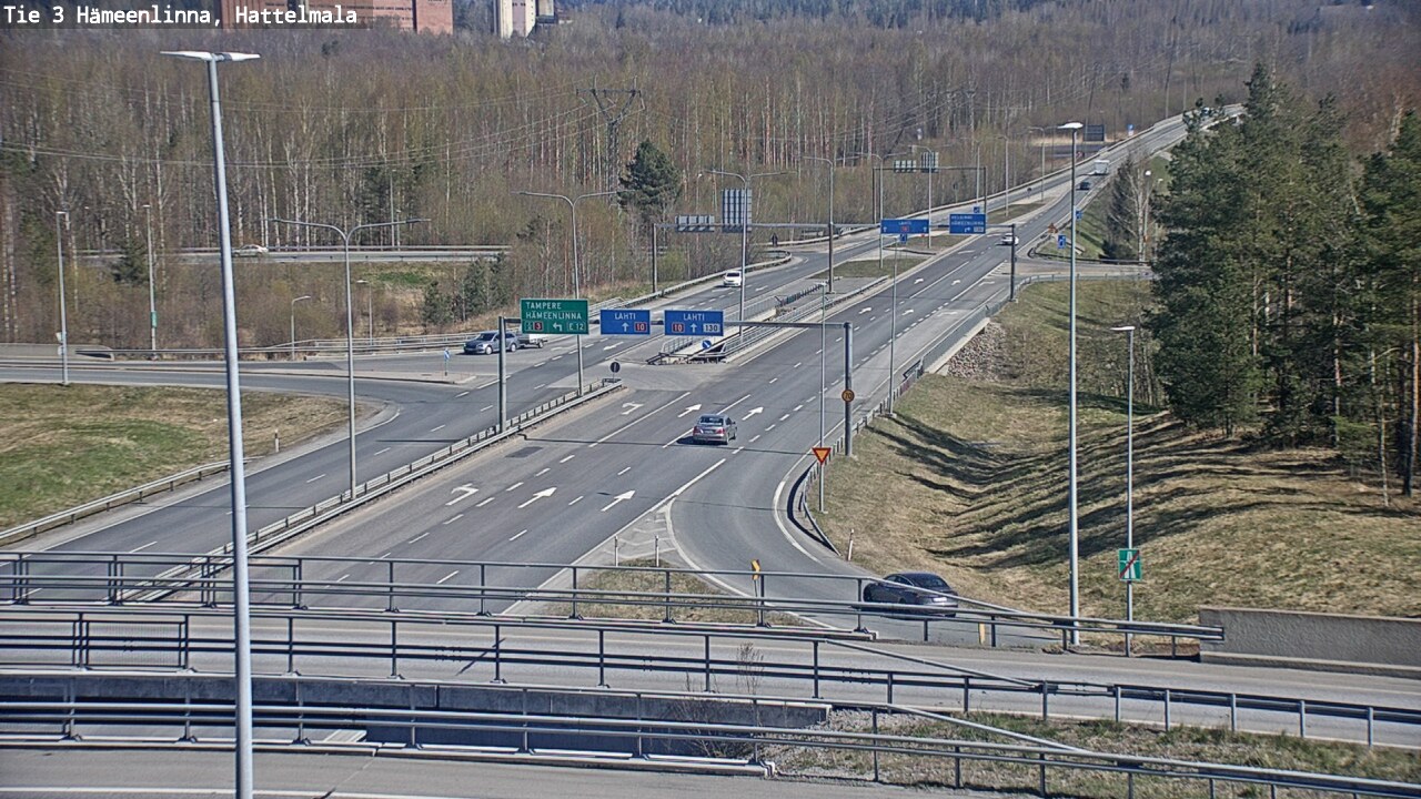 Weather Camera Image Road 3 Hämeenlinna, Hattelmala, Hämeenlinna, Kanta-Häme
