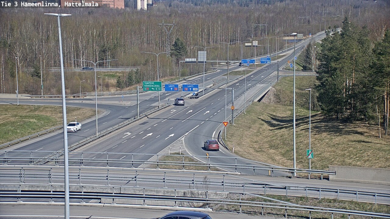 Weather Camera Image Road 3 Hämeenlinna, Hattelmala, Hämeenlinna, Kanta-Häme