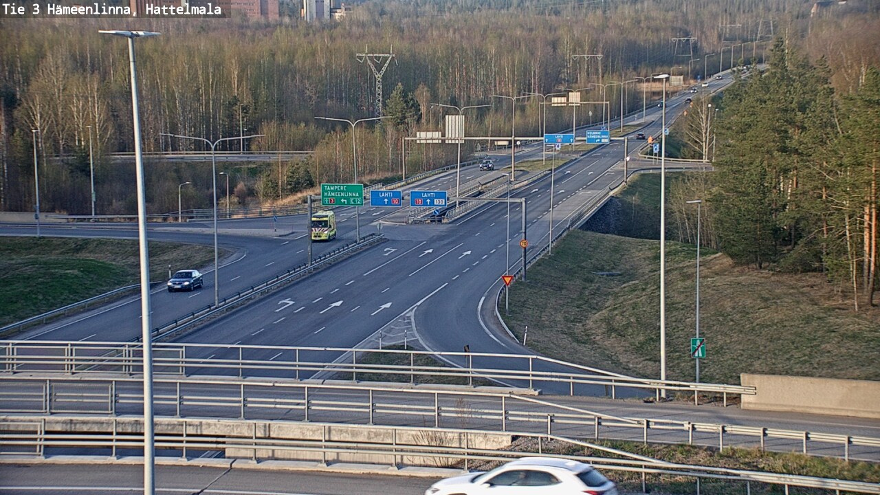 Weather Camera Image Road 3 Hämeenlinna, Hattelmala, Hämeenlinna, Kanta-Häme