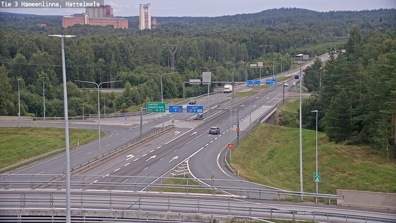 Weather Camera Image Road 3 Hämeenlinna, Hattelmala, Hämeenlinna, Kanta-Häme