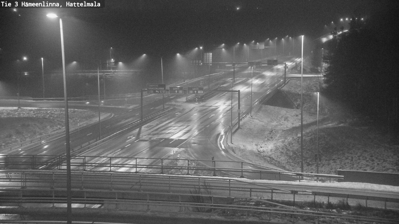 Weather Camera Image Road 3 Hämeenlinna, Hattelmala, Hämeenlinna, Kanta-Häme