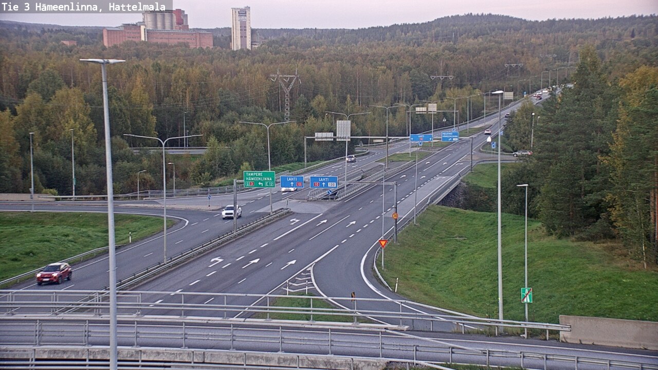 Weather Camera Image Road 3 Hämeenlinna, Hattelmala, Hämeenlinna, Kanta-Häme