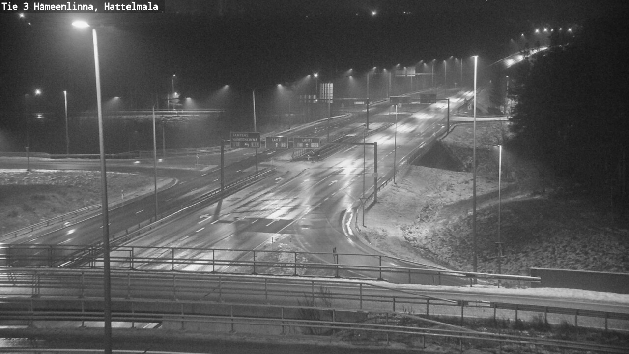 Weather Camera Image Road 3 Hämeenlinna, Hattelmala, Hämeenlinna, Kanta-Häme