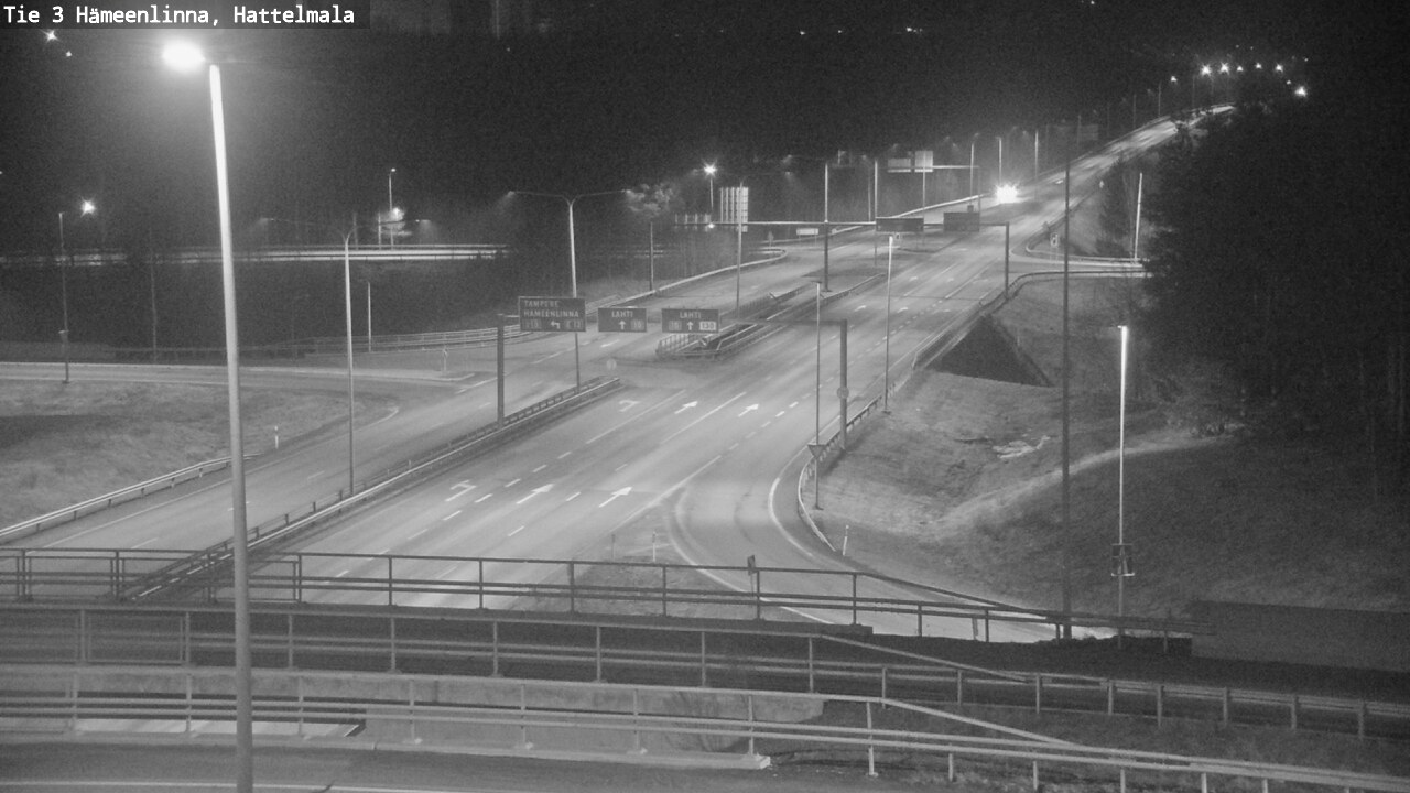Weather Camera Image Road 3 Hämeenlinna, Hattelmala, Hämeenlinna, Kanta-Häme
