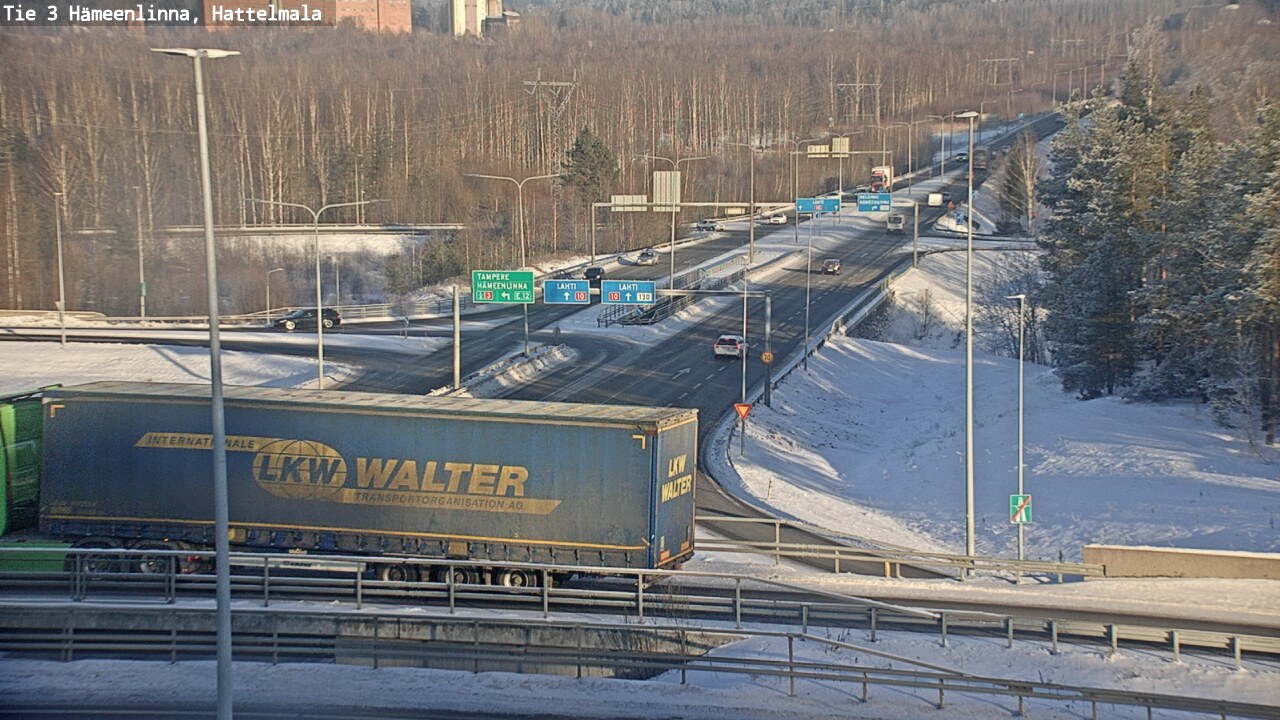 Weather Camera Image Road 3 Hämeenlinna, Hattelmala, Hämeenlinna, Kanta-Häme