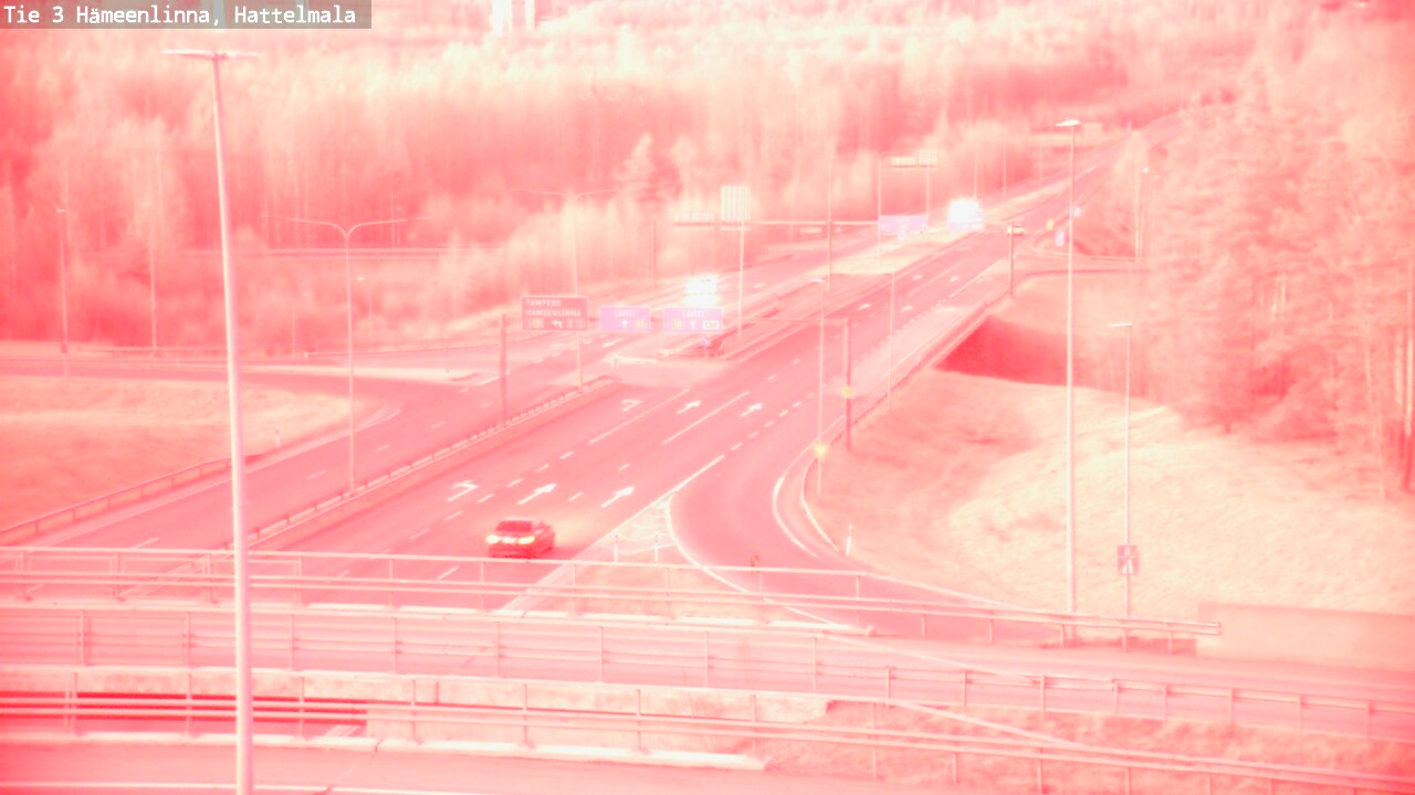 Weather Camera Image Road 3 Hämeenlinna, Hattelmala, Hämeenlinna, Kanta-Häme