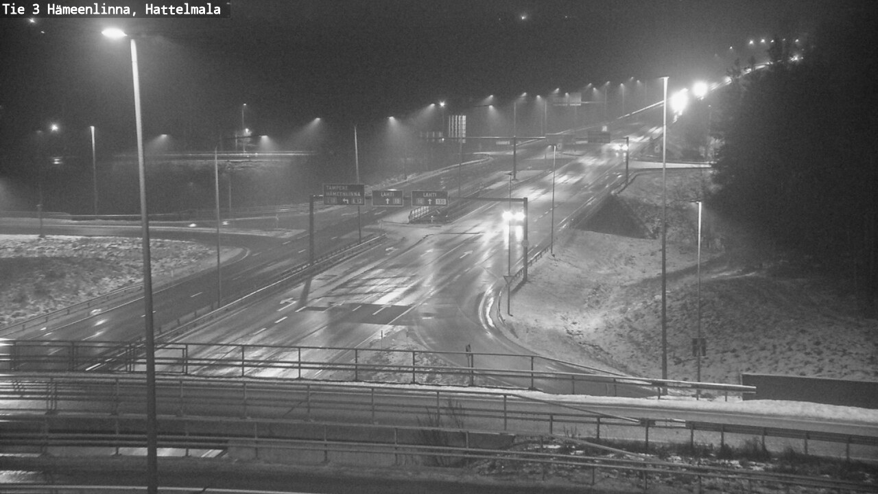 Weather Camera Image Road 3 Hämeenlinna, Hattelmala, Hämeenlinna, Kanta-Häme