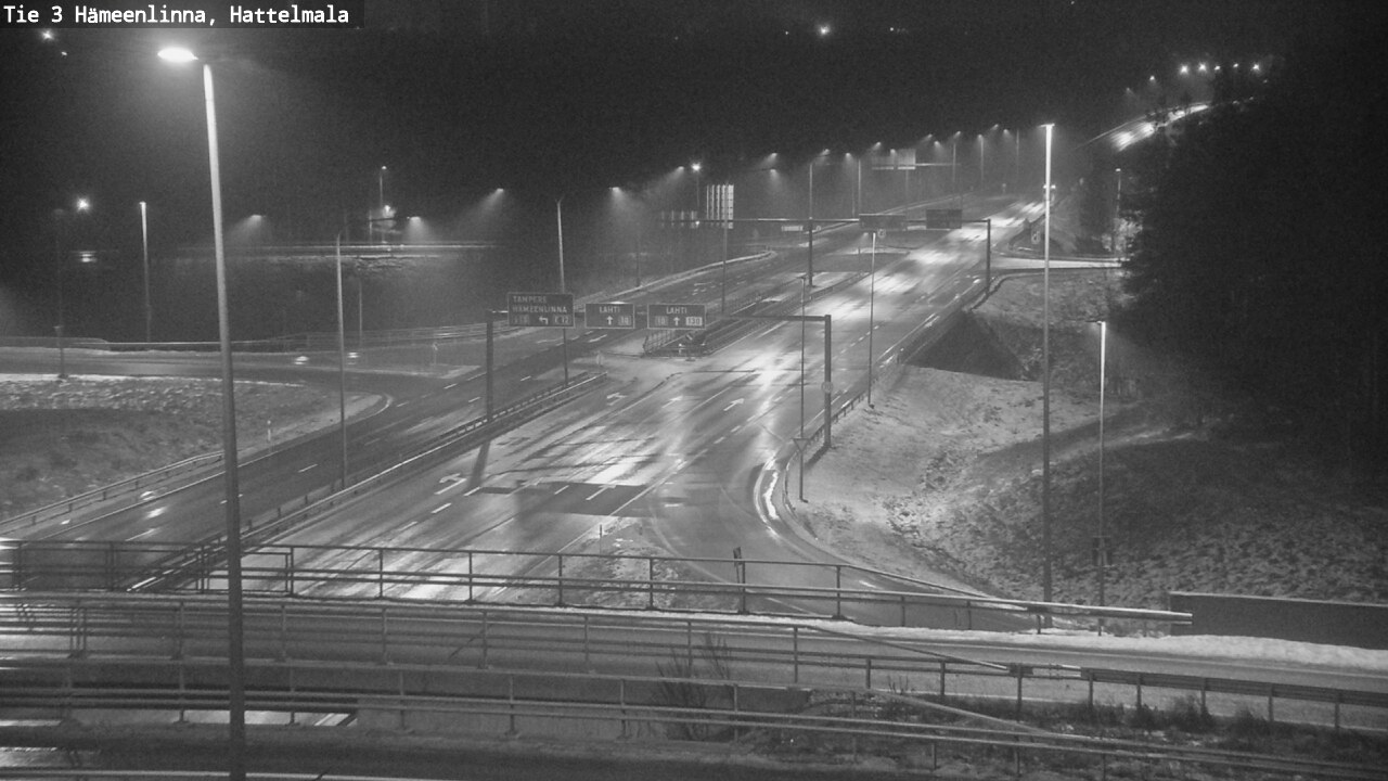 Weather Camera Image Road 3 Hämeenlinna, Hattelmala, Hämeenlinna, Kanta-Häme