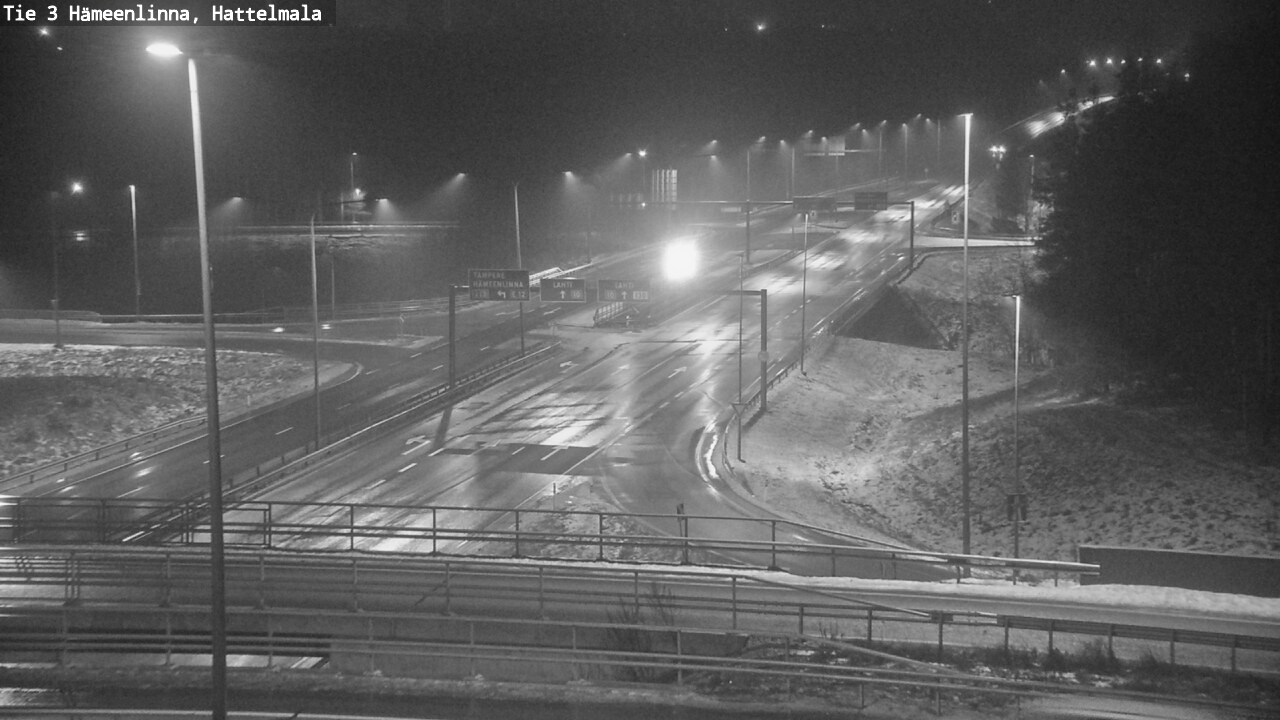 Weather Camera Image Road 3 Hämeenlinna, Hattelmala, Hämeenlinna, Kanta-Häme