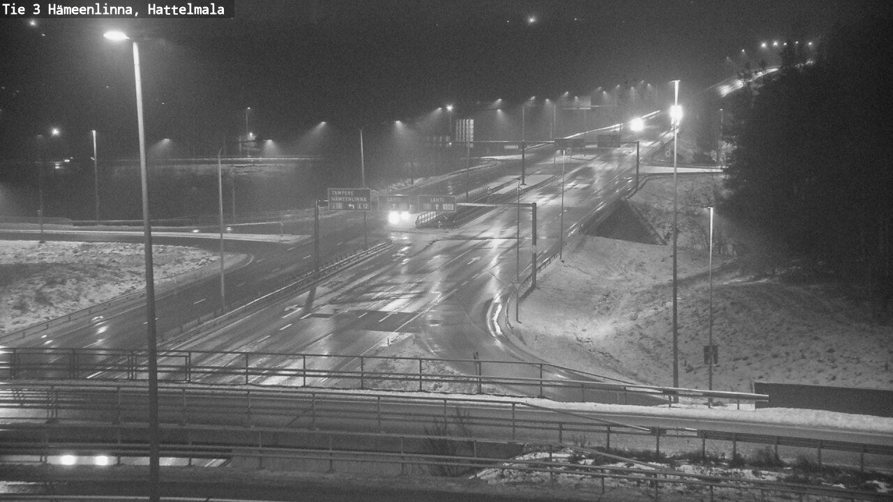 Weather Camera Image Road 3 Hämeenlinna, Hattelmala, Hämeenlinna, Kanta-Häme