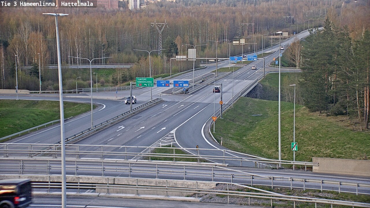 Weather Camera Image Väg 3 Tavastehus, Hattelmala, Hämeenlinna, Kanta-Häme