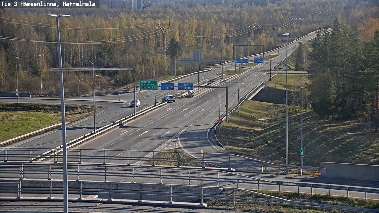 Weather Camera Image Road 3 Hämeenlinna, Hattelmala, Hämeenlinna, Kanta-Häme