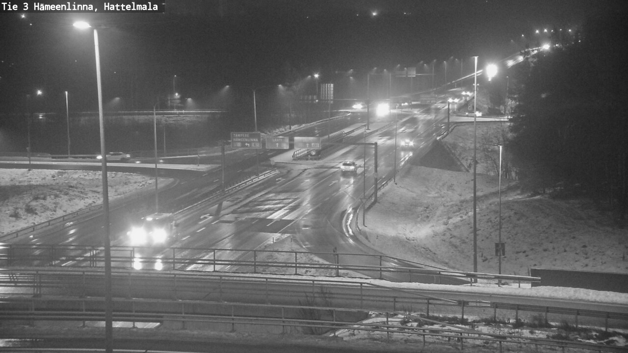 Weather Camera Image Road 3 Hämeenlinna, Hattelmala, Hämeenlinna, Kanta-Häme