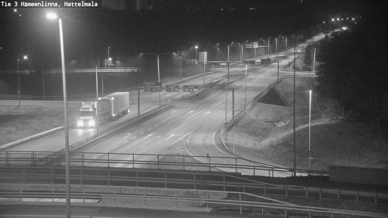 Weather Camera Image Road 3 Hämeenlinna, Hattelmala, Hämeenlinna, Kanta-Häme