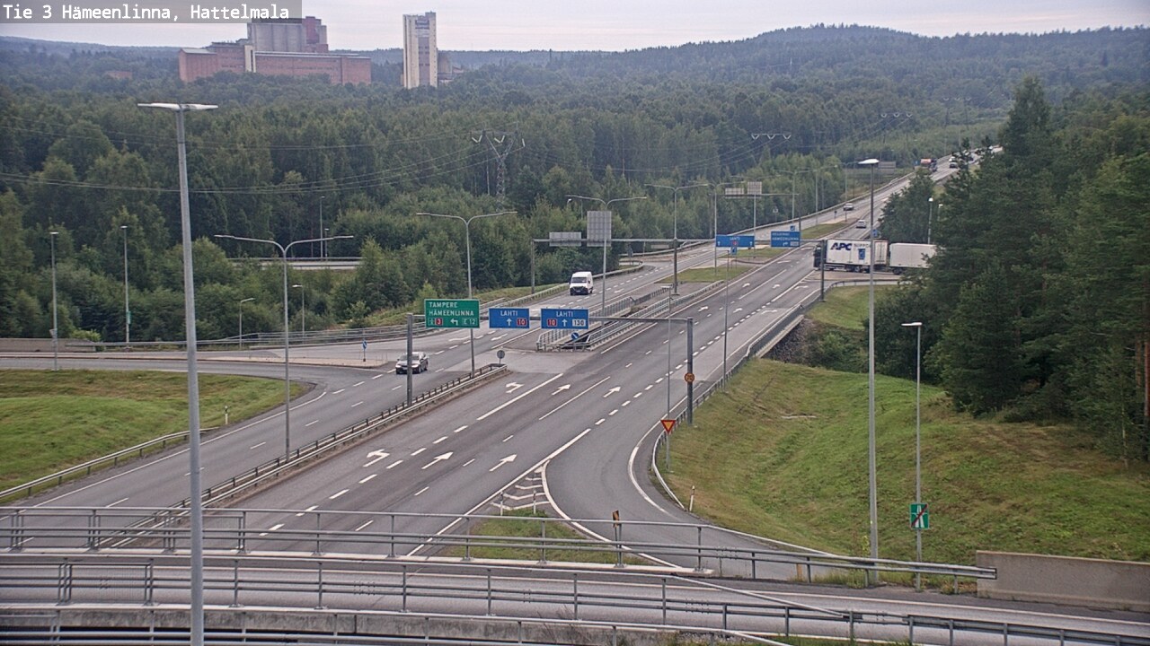 Weather Camera Image Road 3 Hämeenlinna, Hattelmala, Hämeenlinna, Kanta-Häme