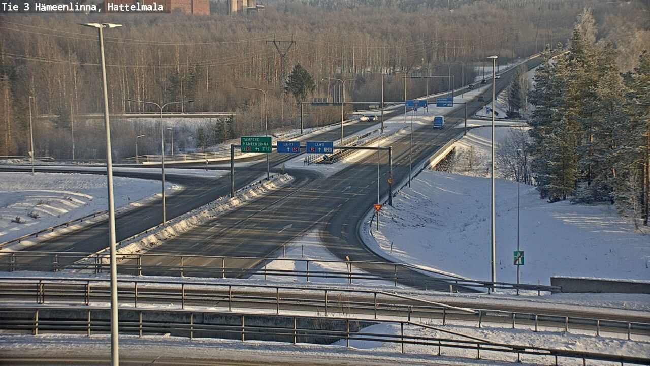 Weather Camera Image Road 3 Hämeenlinna, Hattelmala, Hämeenlinna, Kanta-Häme