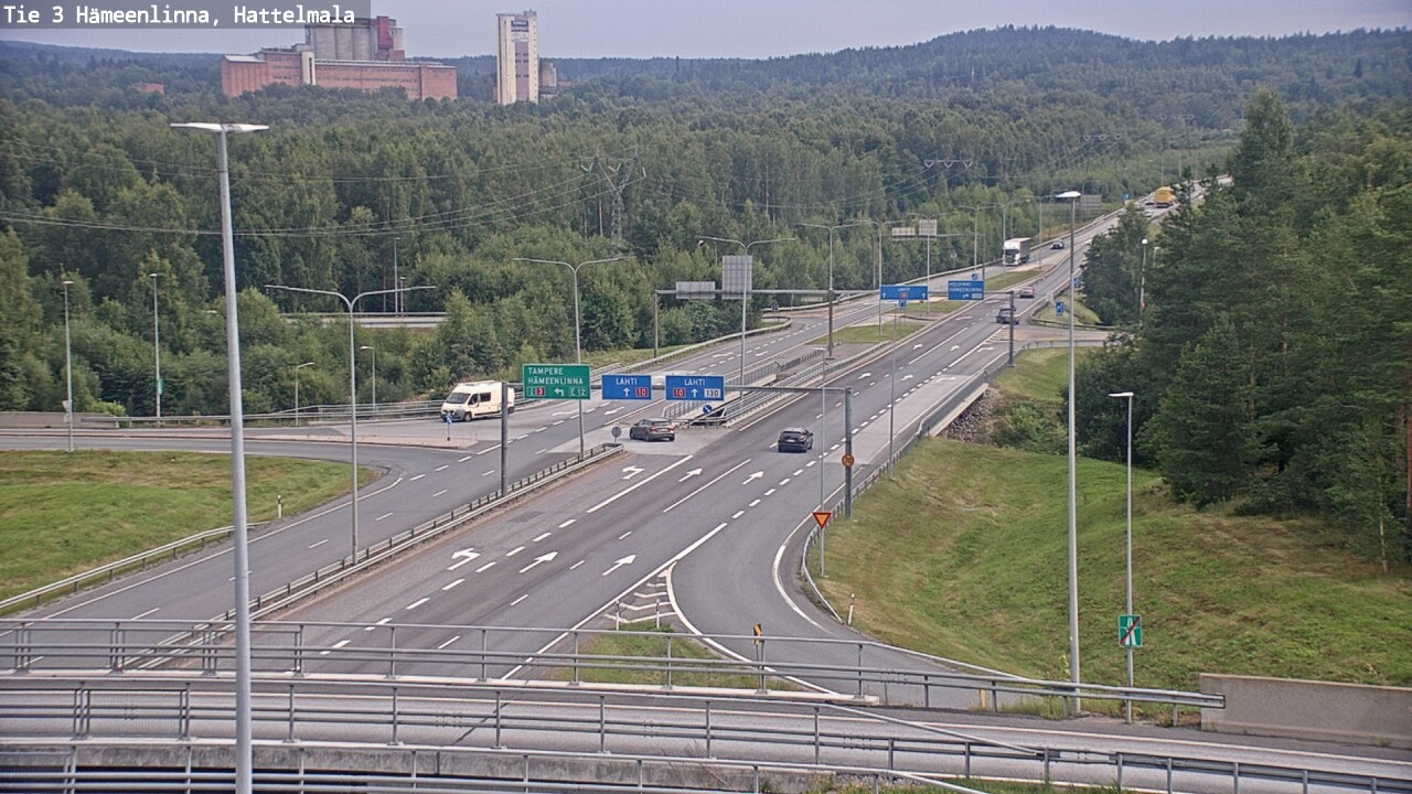 Weather Camera Image Road 3 Hämeenlinna, Hattelmala, Hämeenlinna, Kanta-Häme