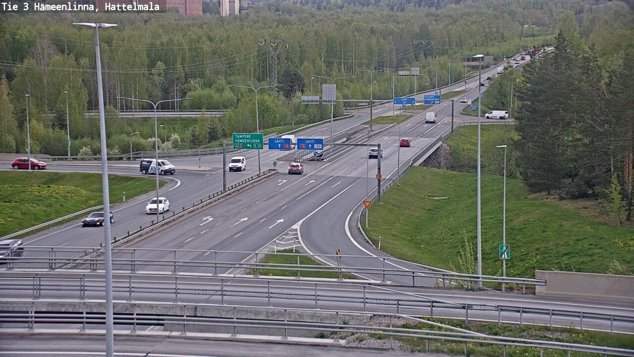 Weather Camera Image Road 3 Hämeenlinna, Hattelmala, Hämeenlinna, Kanta-Häme