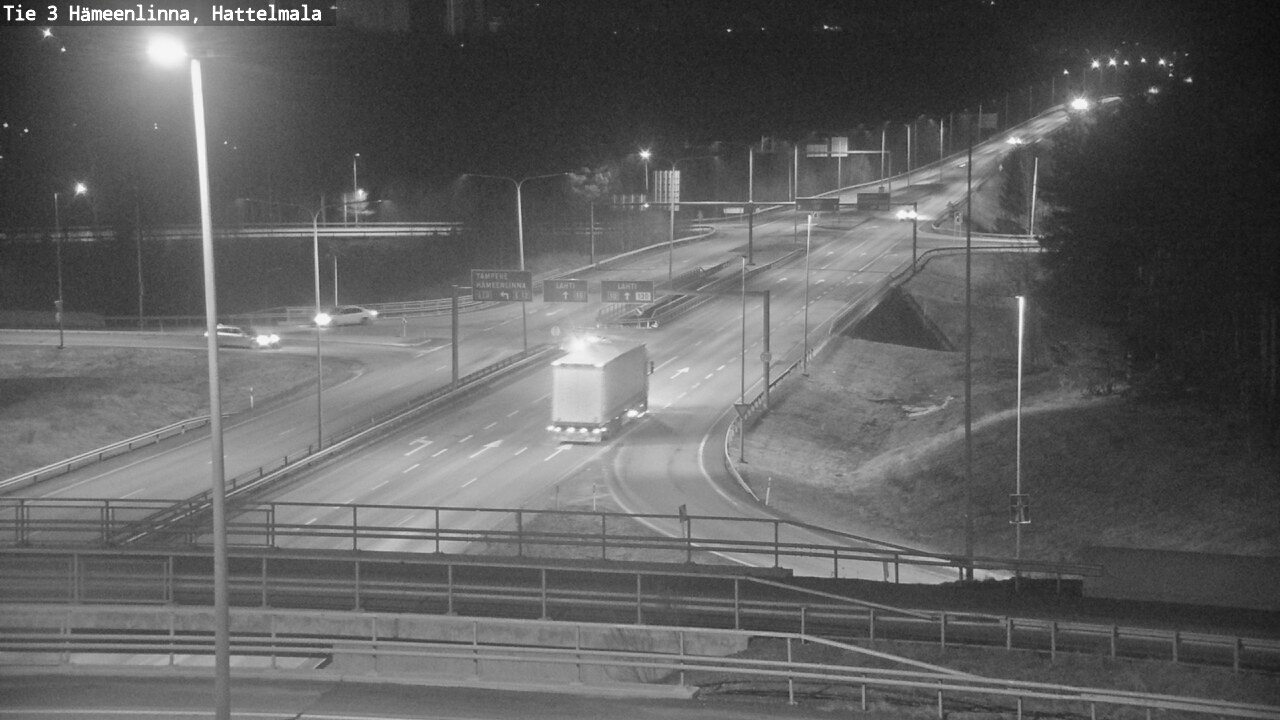 Weather Camera Image Road 3 Hämeenlinna, Hattelmala, Hämeenlinna, Kanta-Häme