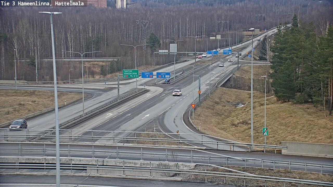 Weather Camera Image Road 3 Hämeenlinna, Hattelmala, Hämeenlinna, Kanta-Häme