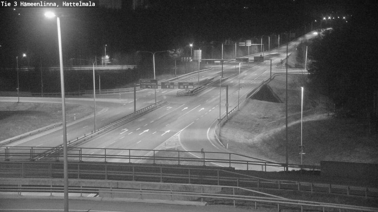 Weather Camera Image Road 3 Hämeenlinna, Hattelmala, Hämeenlinna, Kanta-Häme