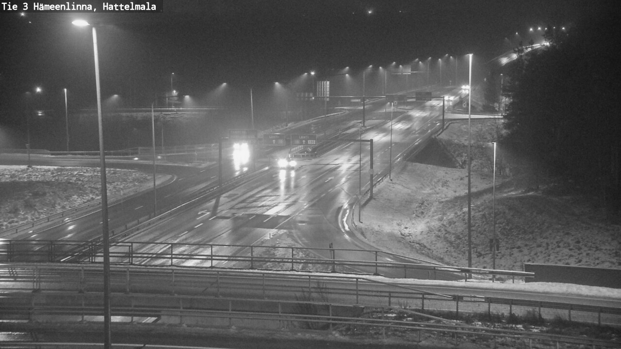 Weather Camera Image Road 3 Hämeenlinna, Hattelmala, Hämeenlinna, Kanta-Häme