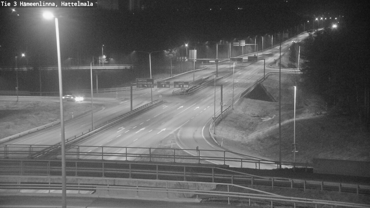 Weather Camera Image Road 3 Hämeenlinna, Hattelmala, Hämeenlinna, Kanta-Häme
