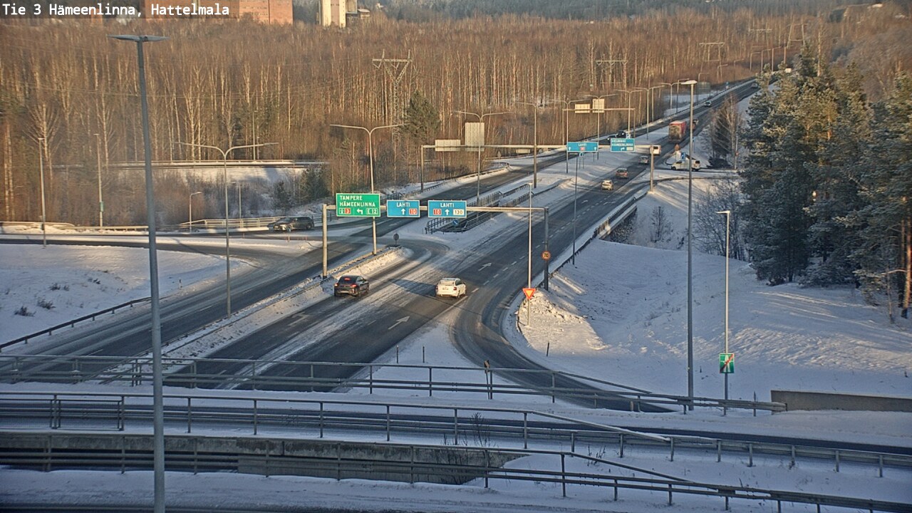 Kelikamerat Kuva Tie 3 Hämeenlinna, Hattelmala, Hämeenlinna, Kanta-Häme