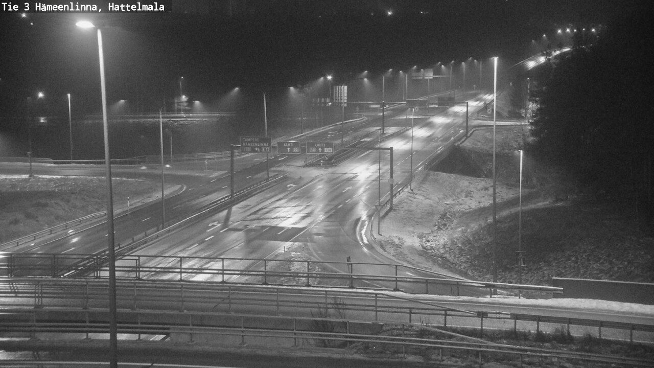 Weather Camera Image Road 3 Hämeenlinna, Hattelmala, Hämeenlinna, Kanta-Häme