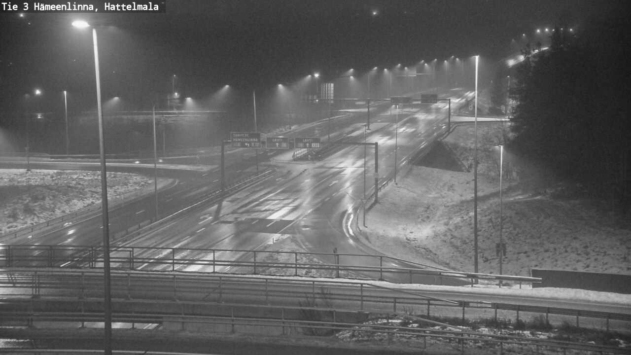 Weather Camera Image Road 3 Hämeenlinna, Hattelmala, Hämeenlinna, Kanta-Häme