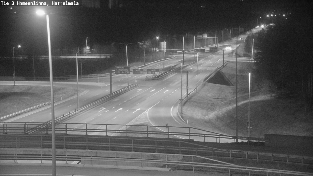 Weather Camera Image Road 3 Hämeenlinna, Hattelmala, Hämeenlinna, Kanta-Häme