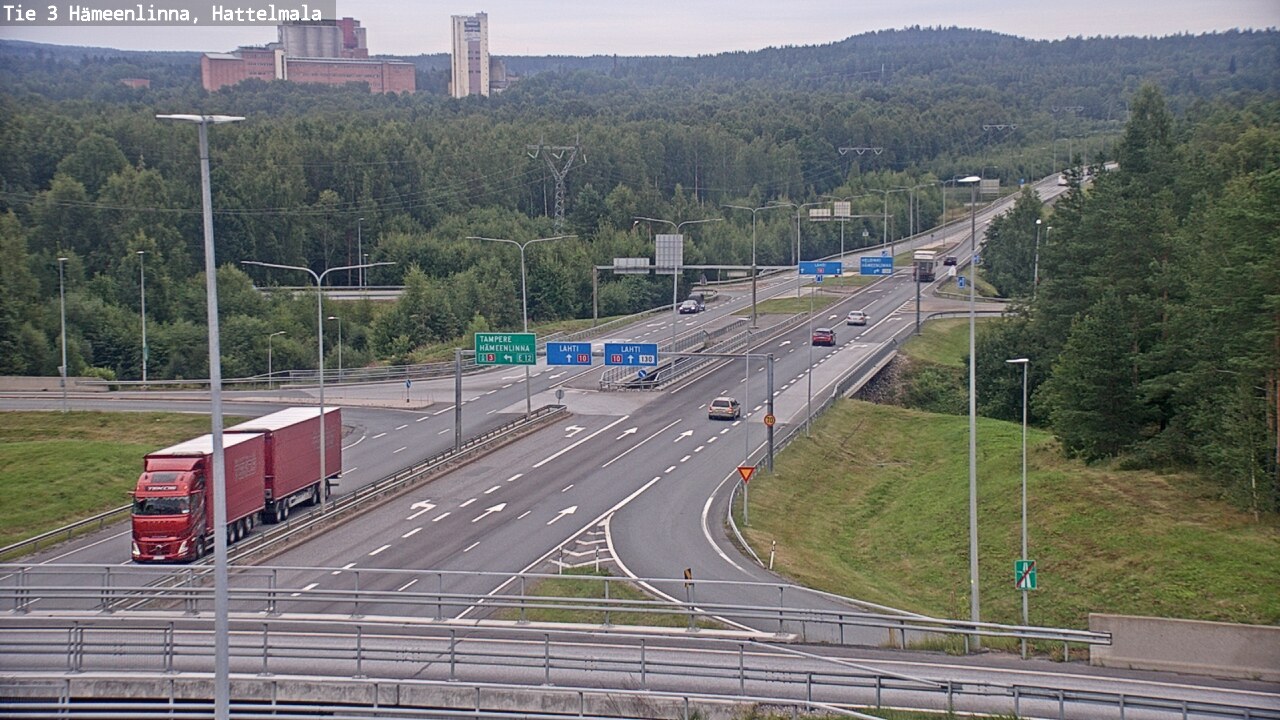 Weather Camera Image Väg 3 Tavastehus, Hattelmala, Hämeenlinna, Kanta-Häme