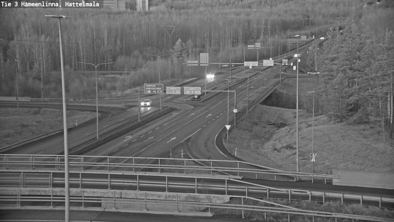 Weather Camera Image Road 3 Hämeenlinna, Hattelmala, Hämeenlinna, Kanta-Häme
