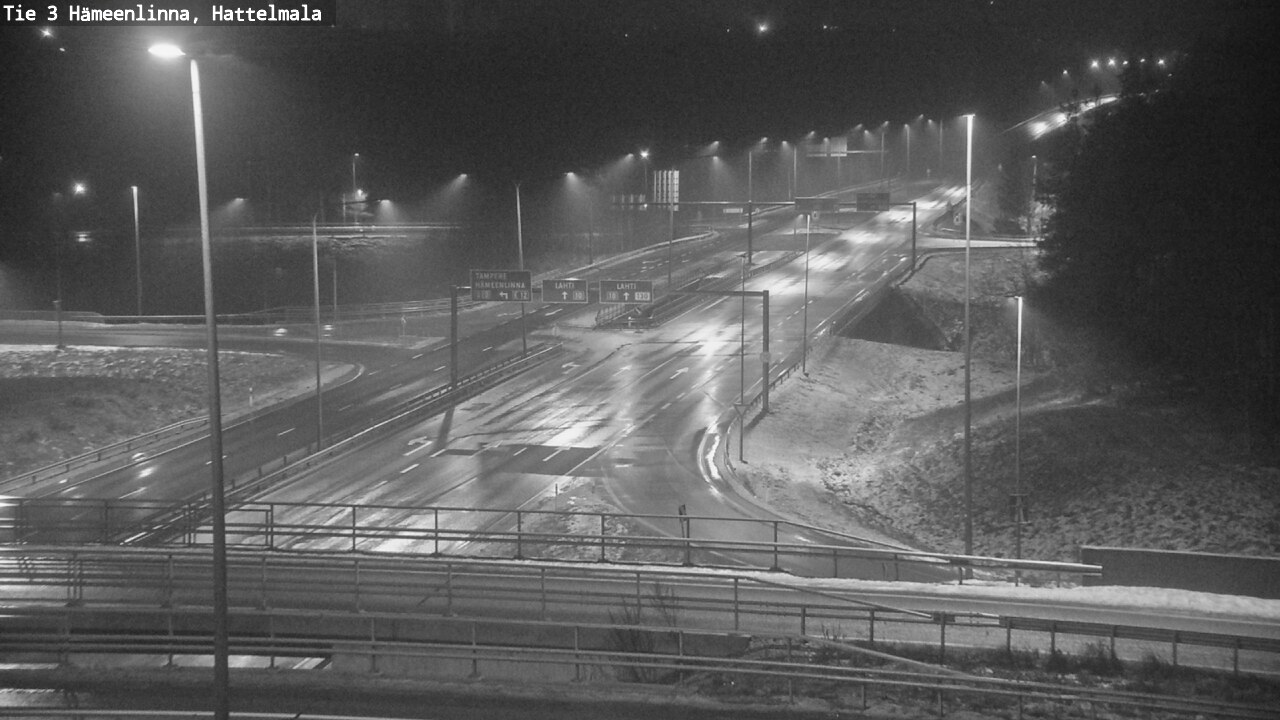 Weather Camera Image Road 3 Hämeenlinna, Hattelmala, Hämeenlinna, Kanta-Häme