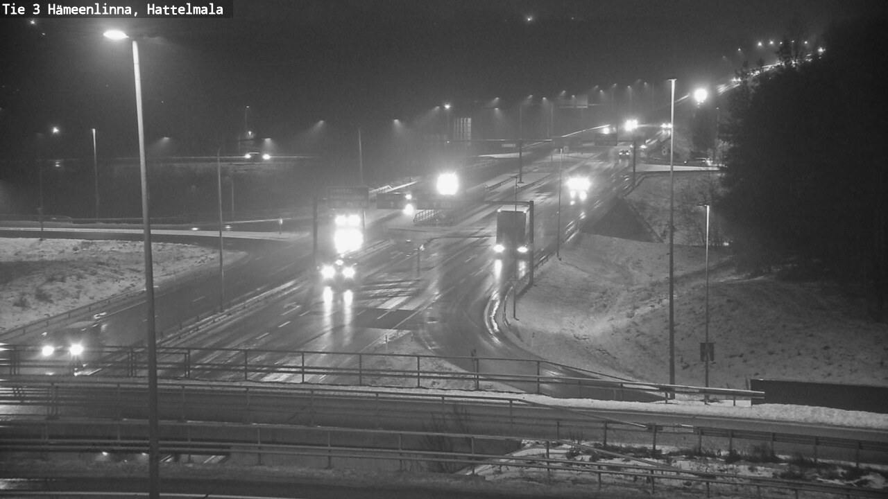 Weather Camera Image Road 3 Hämeenlinna, Hattelmala, Hämeenlinna, Kanta-Häme