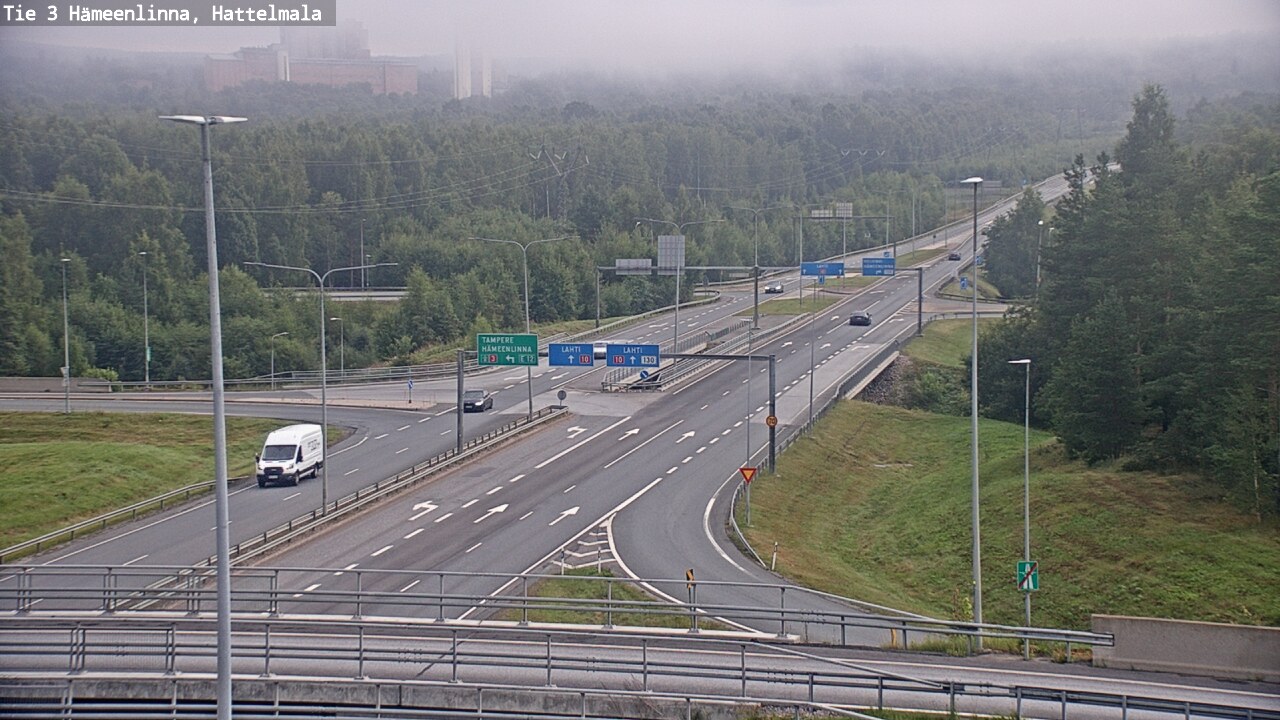 Weather Camera Image Road 3 Hämeenlinna, Hattelmala, Hämeenlinna, Kanta-Häme