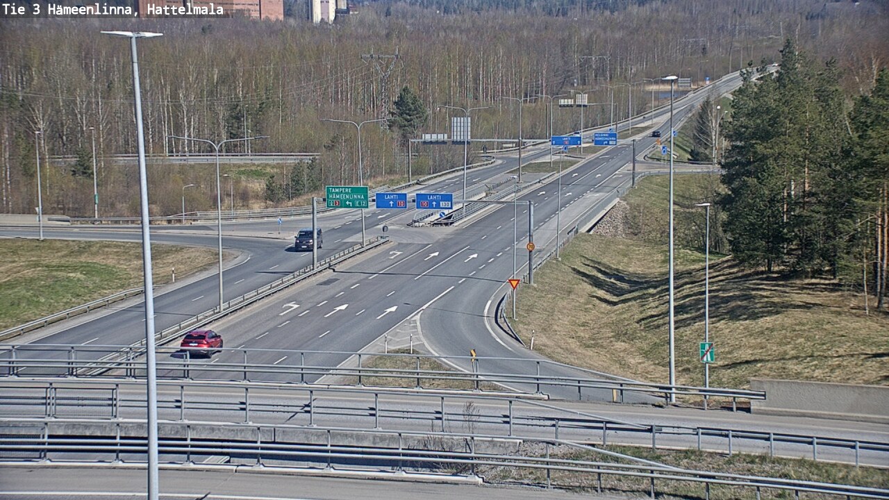 Weather Camera Image Road 3 Hämeenlinna, Hattelmala, Hämeenlinna, Kanta-Häme