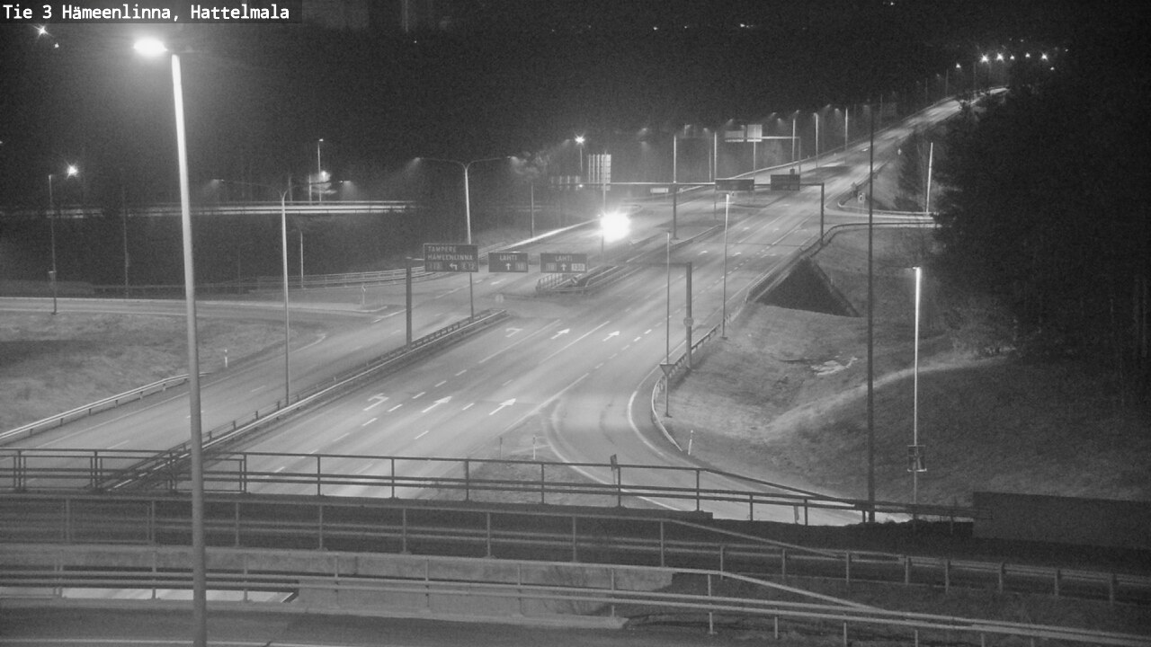 Weather Camera Image Road 3 Hämeenlinna, Hattelmala, Hämeenlinna, Kanta-Häme
