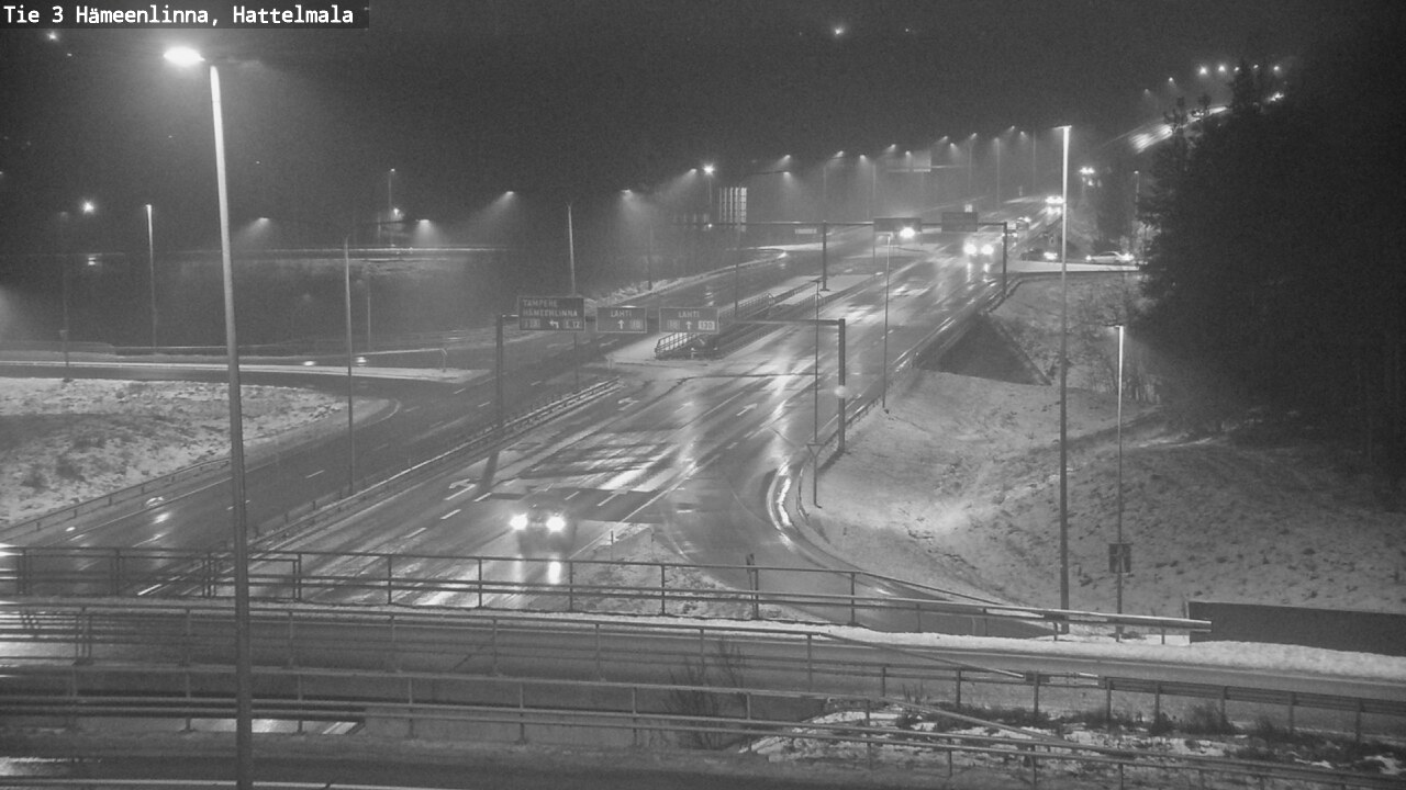 Weather Camera Image Road 3 Hämeenlinna, Hattelmala, Hämeenlinna, Kanta-Häme
