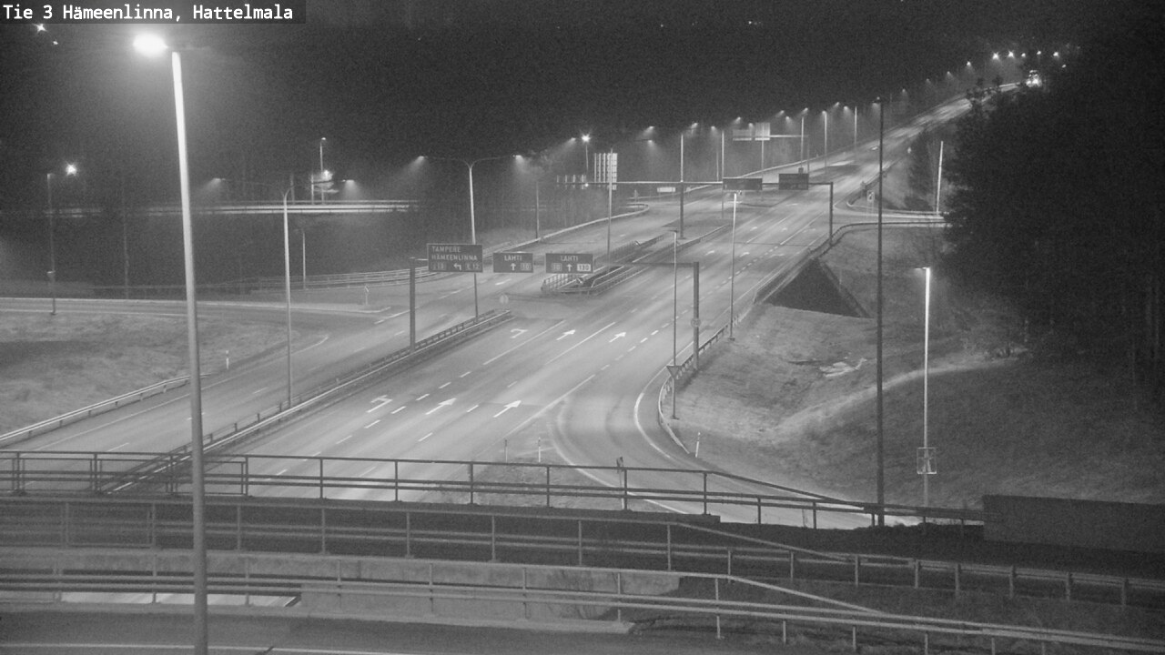 Weather Camera Image Road 3 Hämeenlinna, Hattelmala, Hämeenlinna, Kanta-Häme
