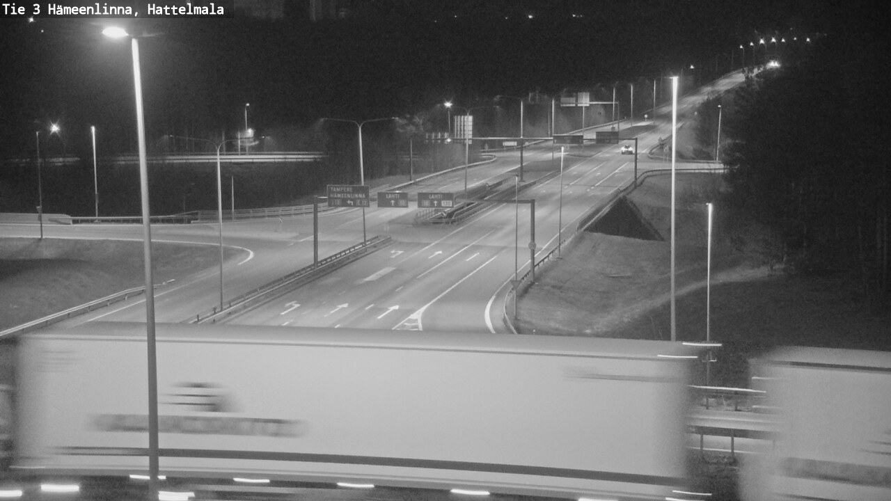 Weather Camera Image Road 3 Hämeenlinna, Hattelmala, Hämeenlinna, Kanta-Häme