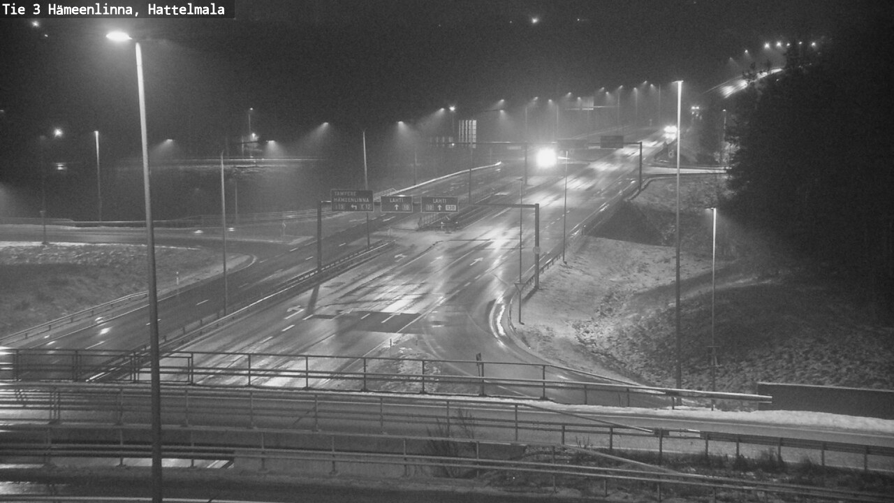 Weather Camera Image Road 3 Hämeenlinna, Hattelmala, Hämeenlinna, Kanta-Häme