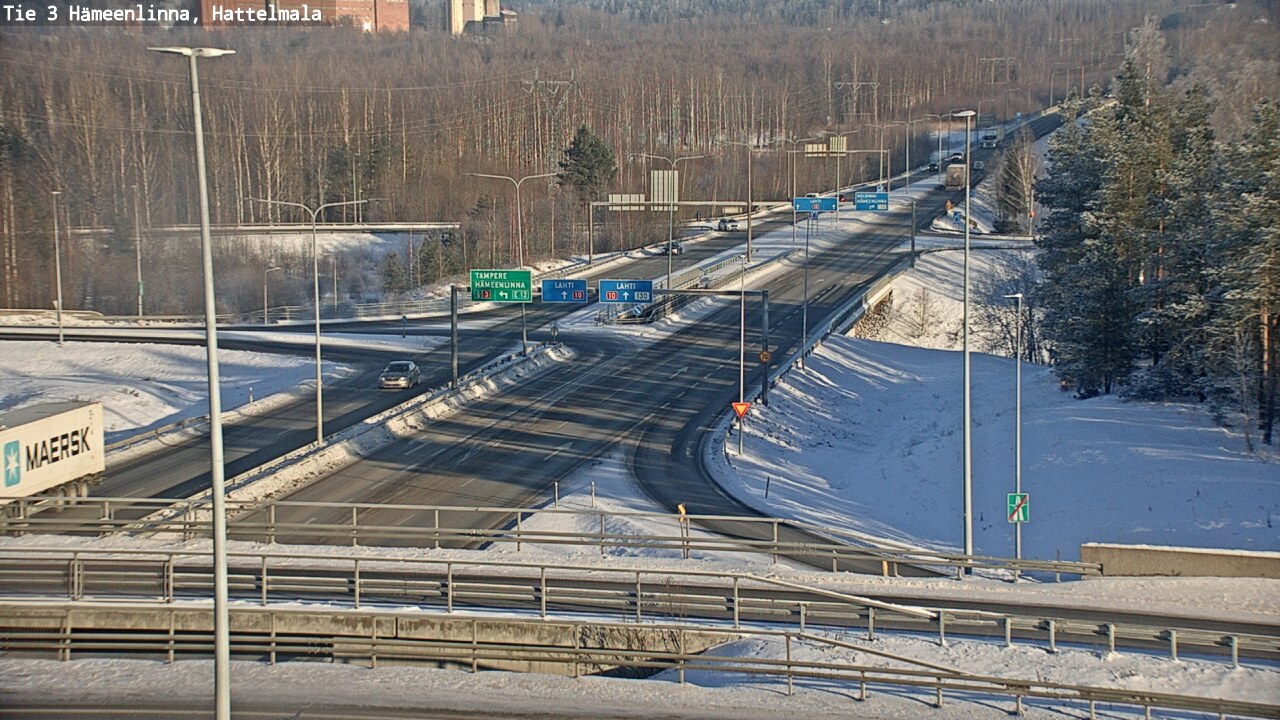 Weather Camera Image Road 3 Hämeenlinna, Hattelmala, Hämeenlinna, Kanta-Häme